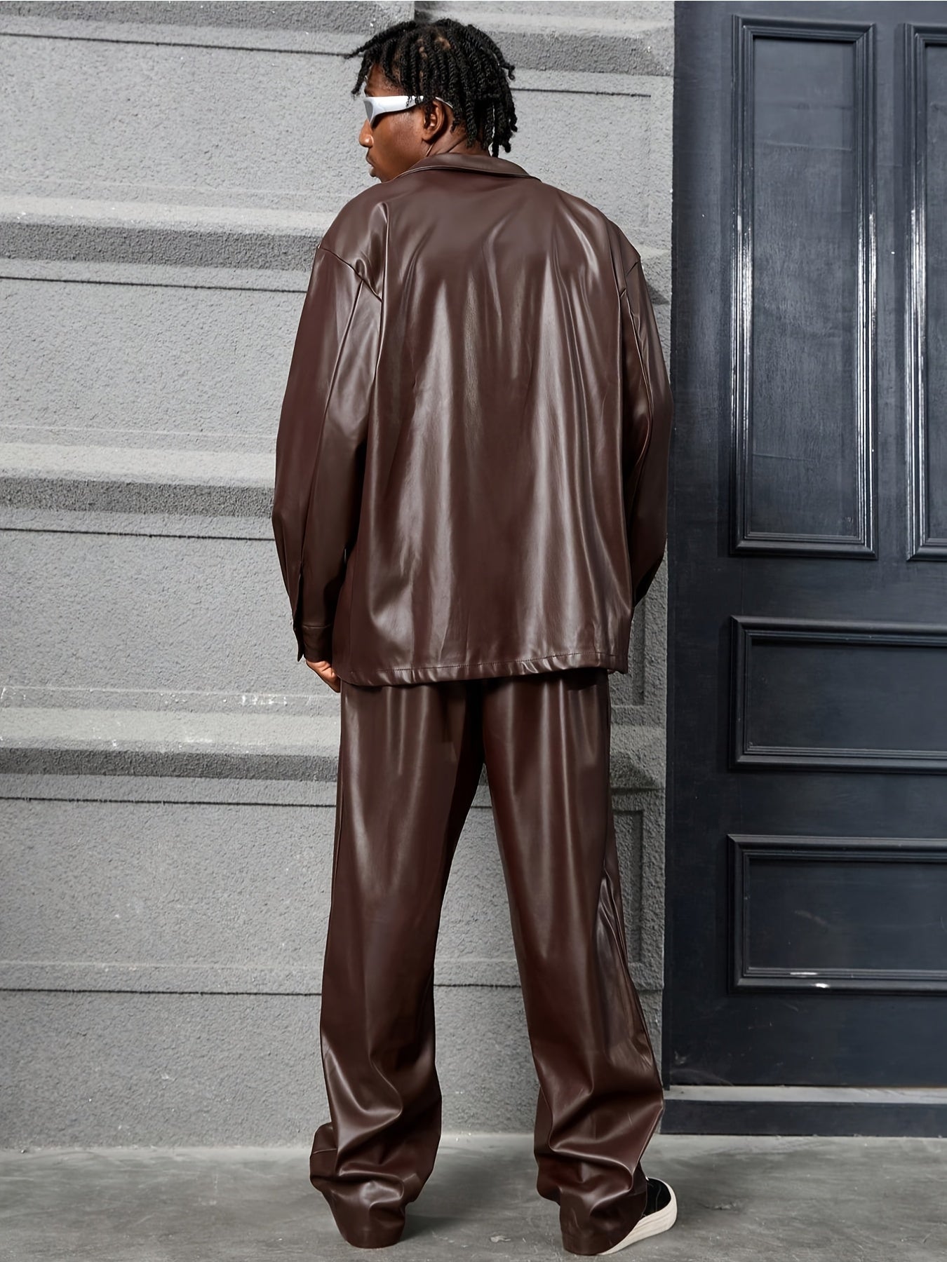 Lencensa - Veste Vintage Homme Décontractée