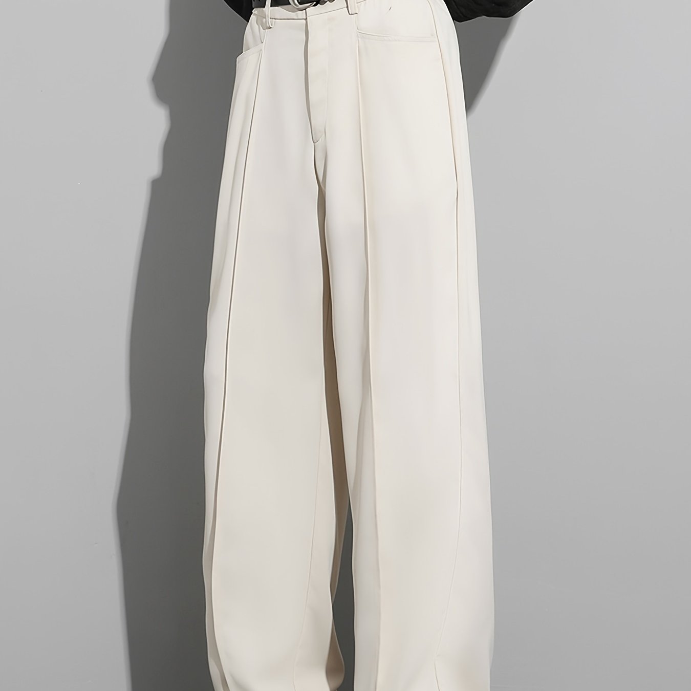 Lencensa - Pantalon Homme Costume Décontracté Taille Élastique