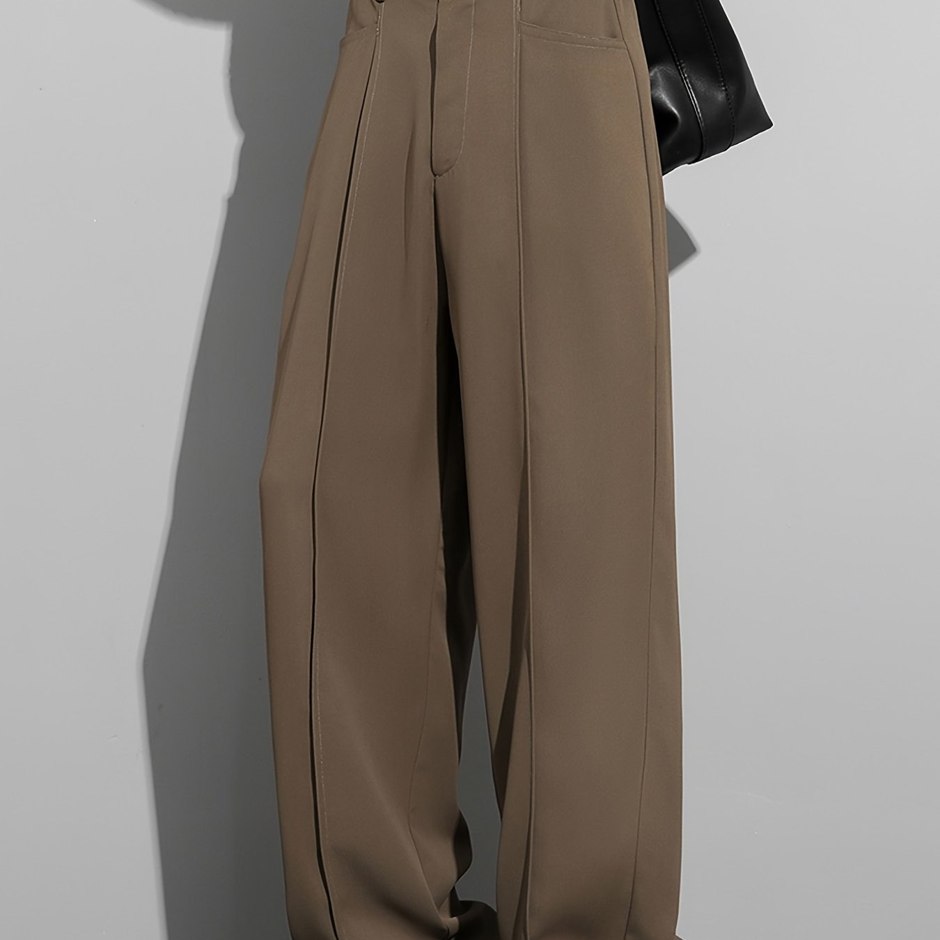 Lencensa - Pantalon Homme Costume Décontracté Taille Élastique