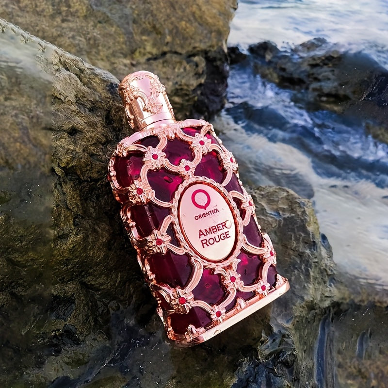 Rouge Amber 80ml - Parfum Oriental Femme Bois & Fleurs