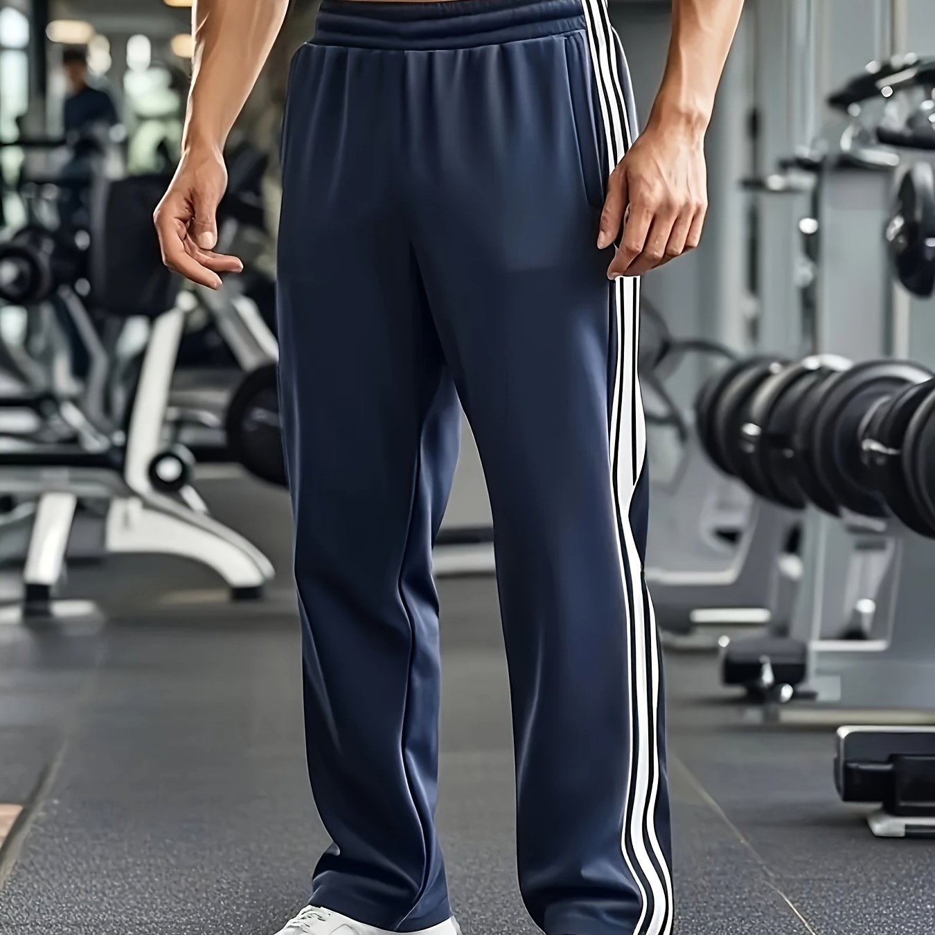 Lencensa - Pantalon Homme Décontracté Cordon Quatre Saisons