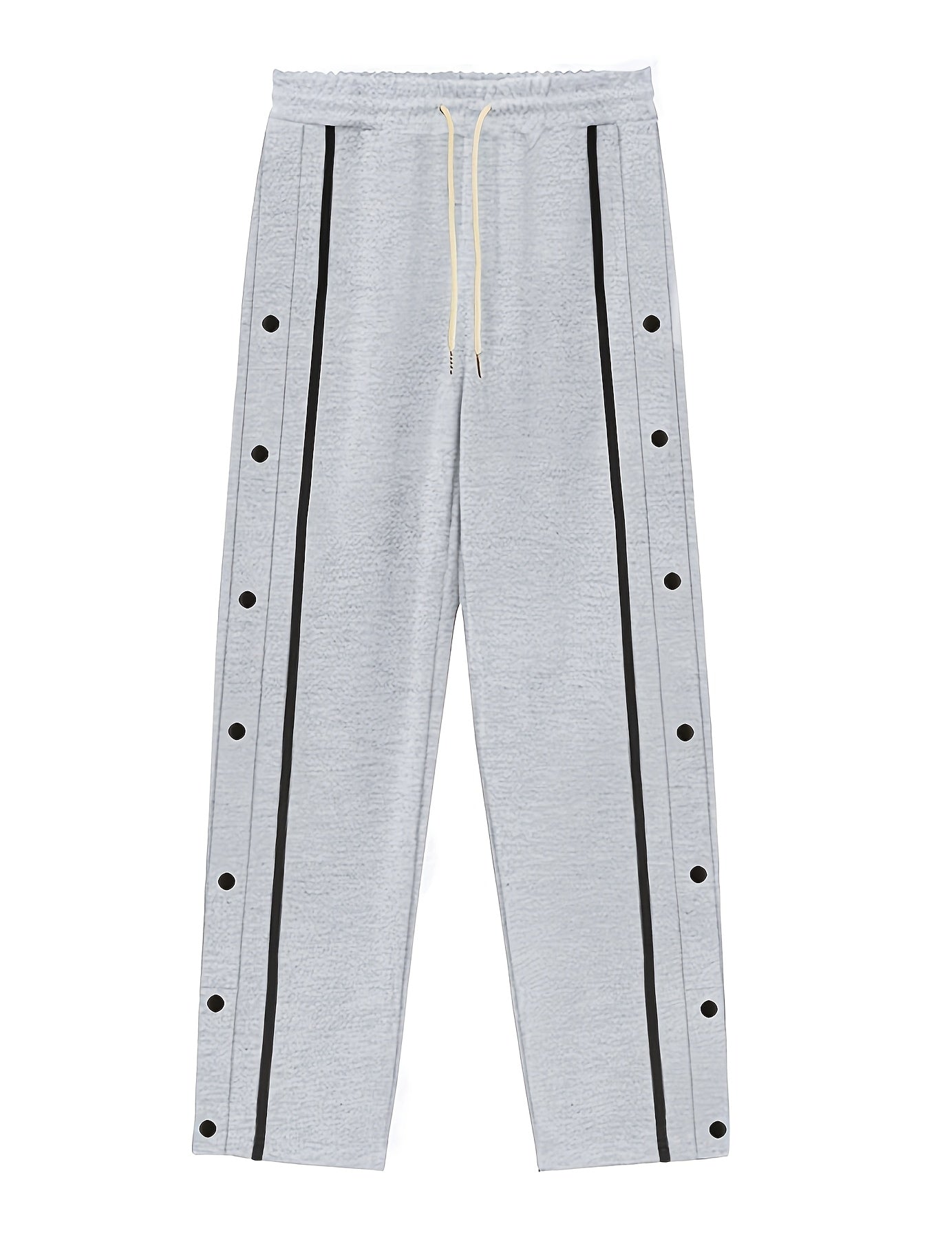 Jogging Bleu Royal Lencensa - Bandes Blanches Détails Boutons Homme