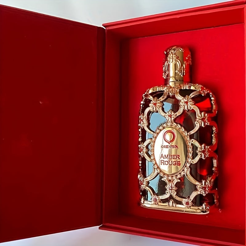 Rouge Amber 80ml - Parfum Oriental Femme Bois & Fleurs