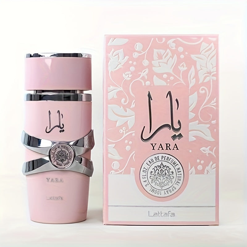 Yara 100ml - Eau de Parfum Femme Séduisant Fleurs Fruits Bois