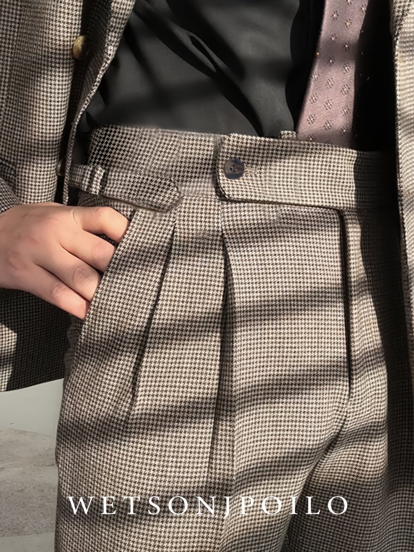 Lencensa - Pantalon Homme Formel Décontracté Bureau