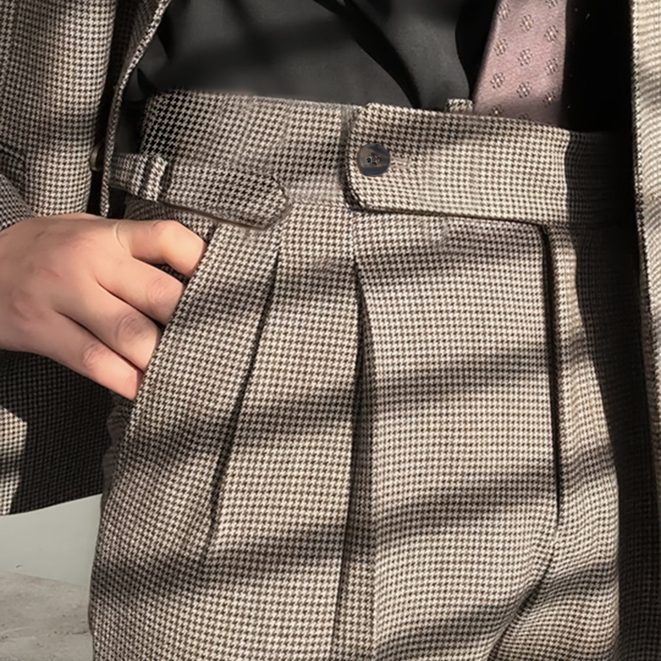 Lencensa - Pantalon Homme Formel Décontracté Bureau