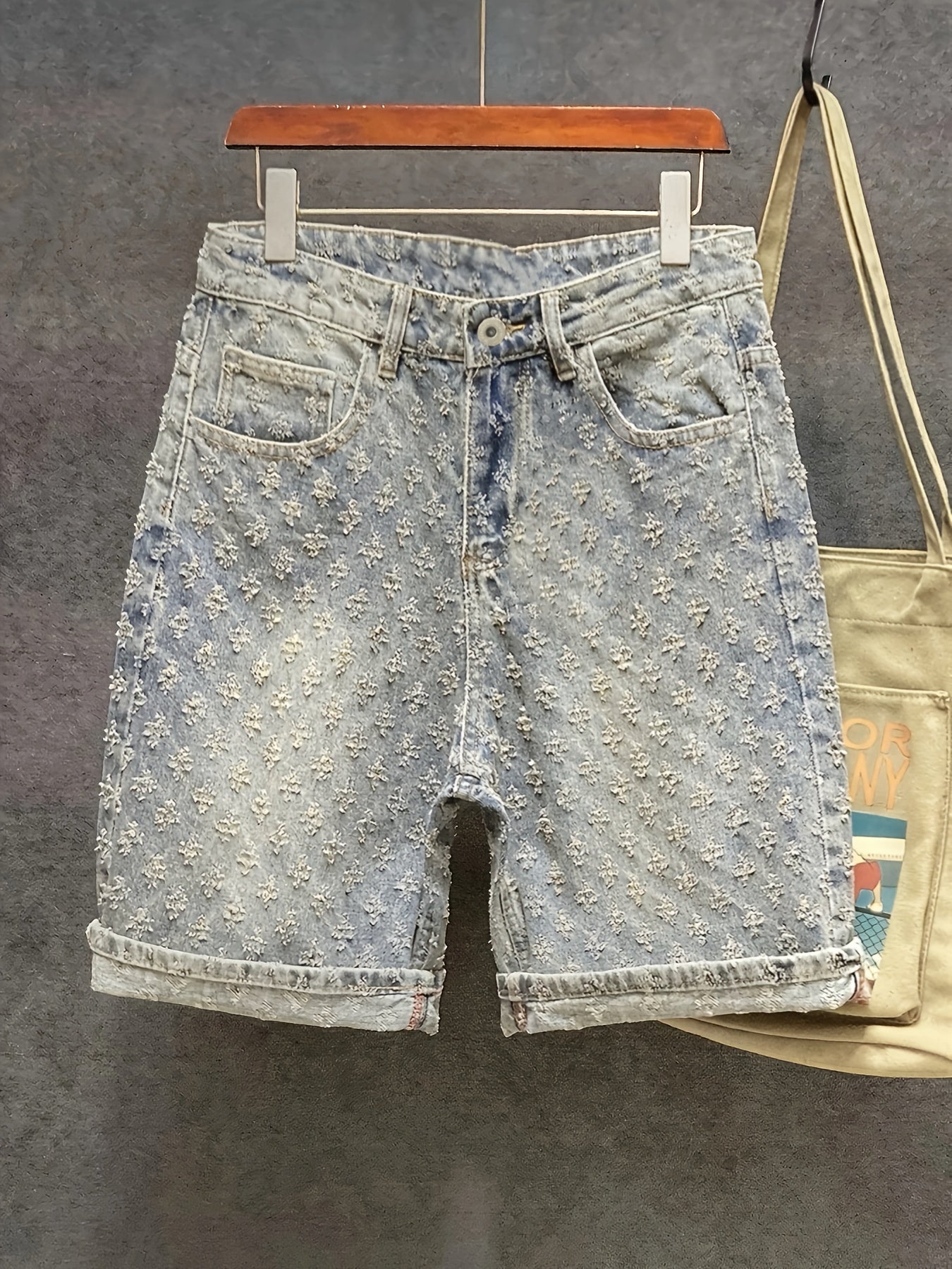 Lencensa - Short Homme vrai Denim Style Streetwear