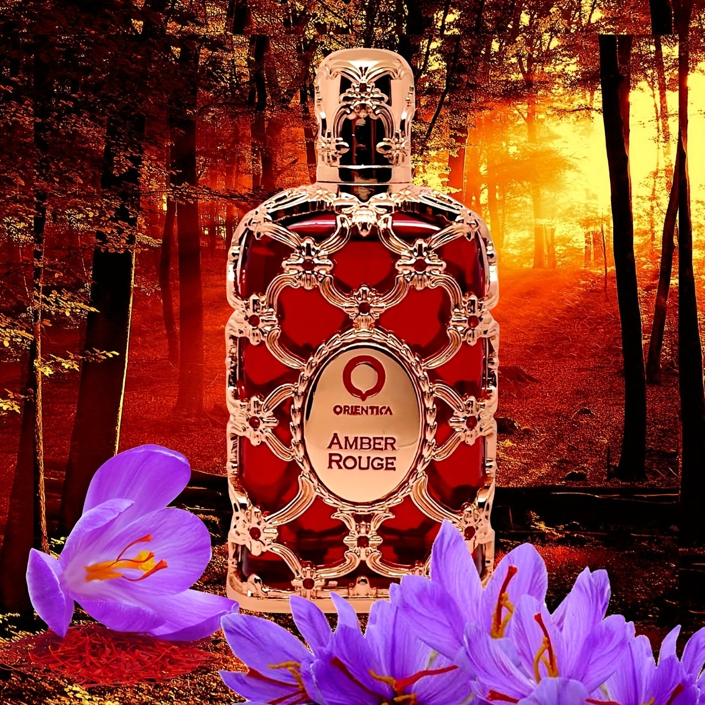 Amber Rouge Luxe - Parfum Oriental Unisexe Longue Durée