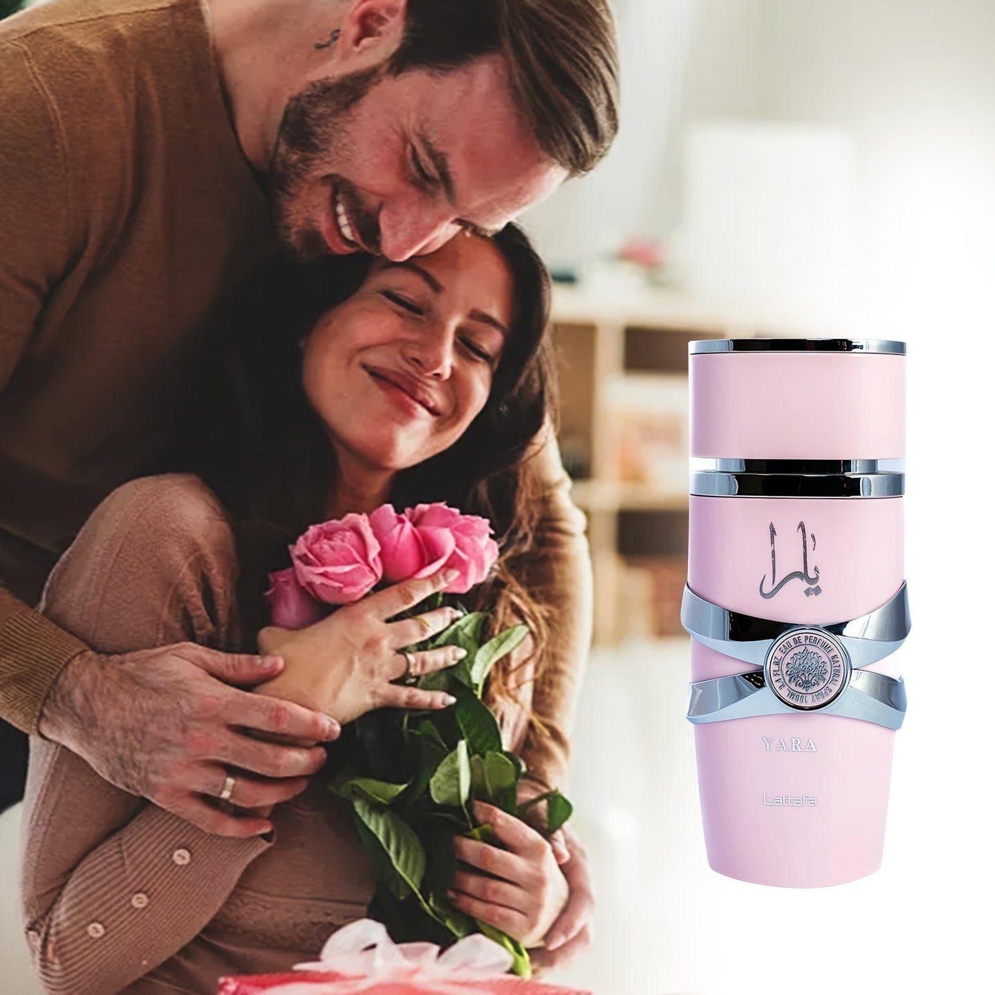 Yara 100ml - Eau de Parfum Femme Séduisant Fleurs Fruits Bois