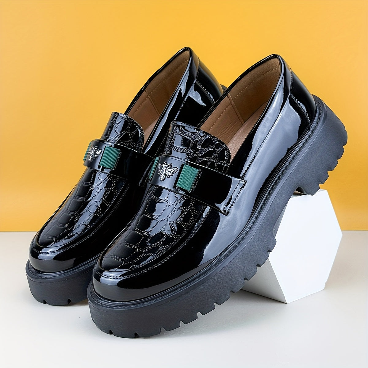 Mocassins Lencensa - Chaussures Formelles Noires Homme Business