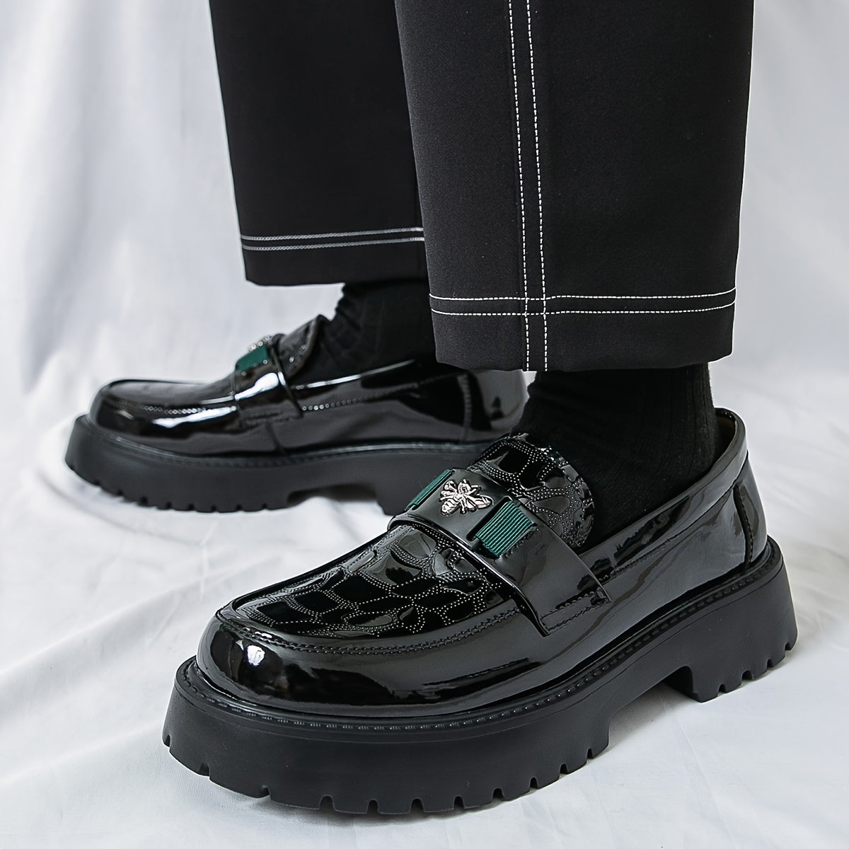 Mocassins Lencensa - Chaussures Formelles Noires Homme Business