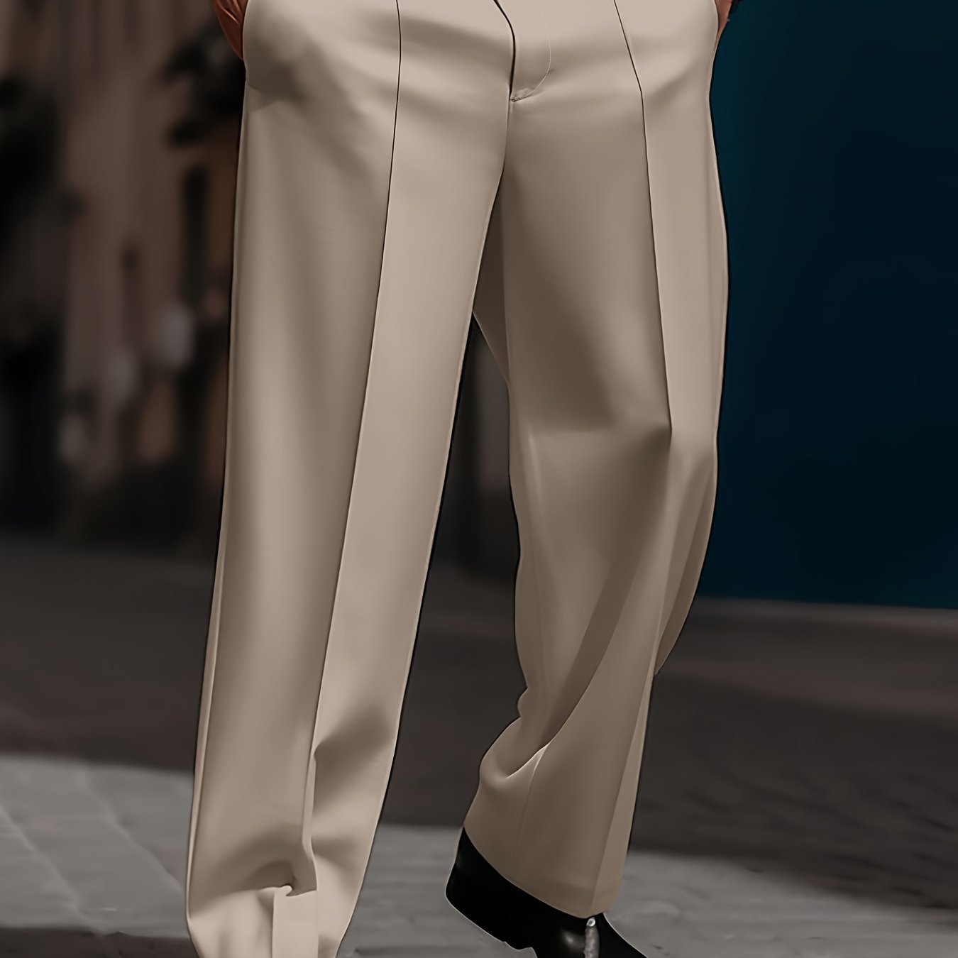 Pantalon Coupe Droite Lencensa - Casual Confortable Homme