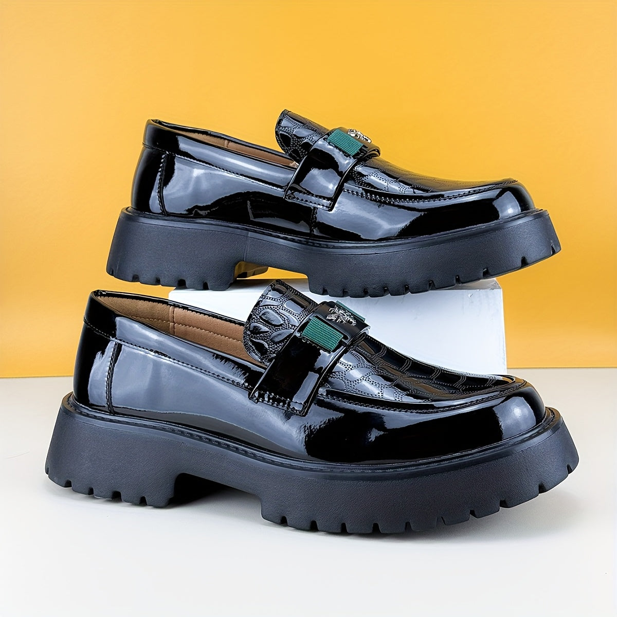 Mocassins Lencensa - Chaussures Formelles Noires Homme Business