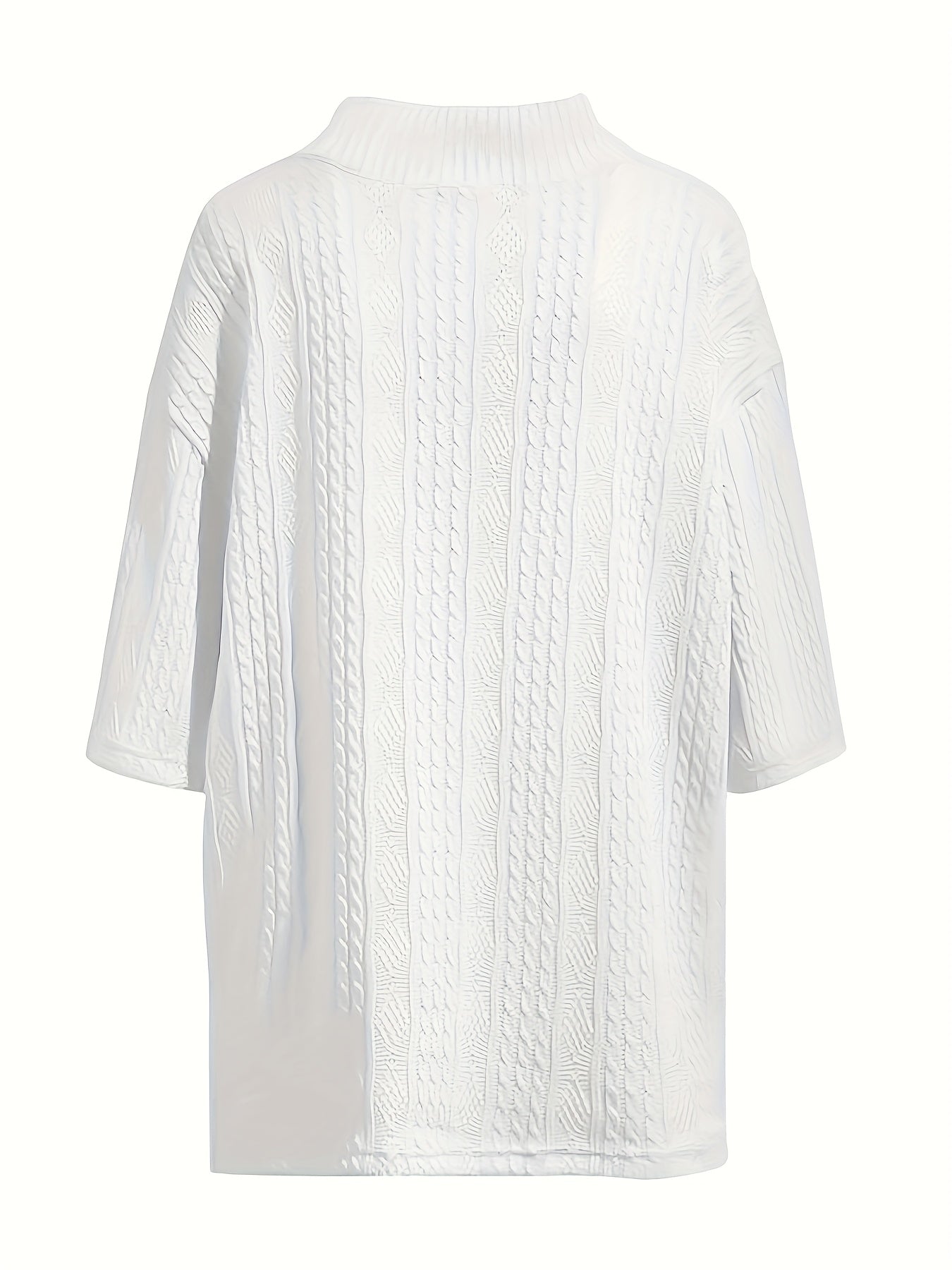 Ensemble Jacquard Lencensa - Col V Motifs Ethniques Casual Homme