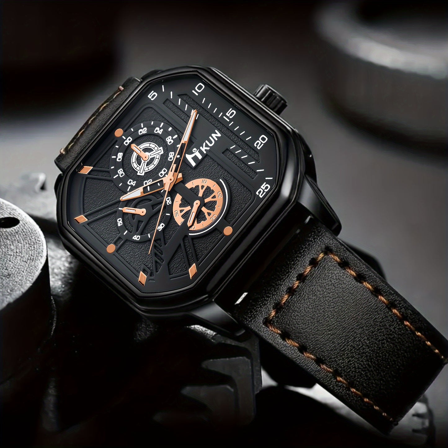 Lencensa Ensemble Cadeau Homme - Montre + Lunettes + Parfum