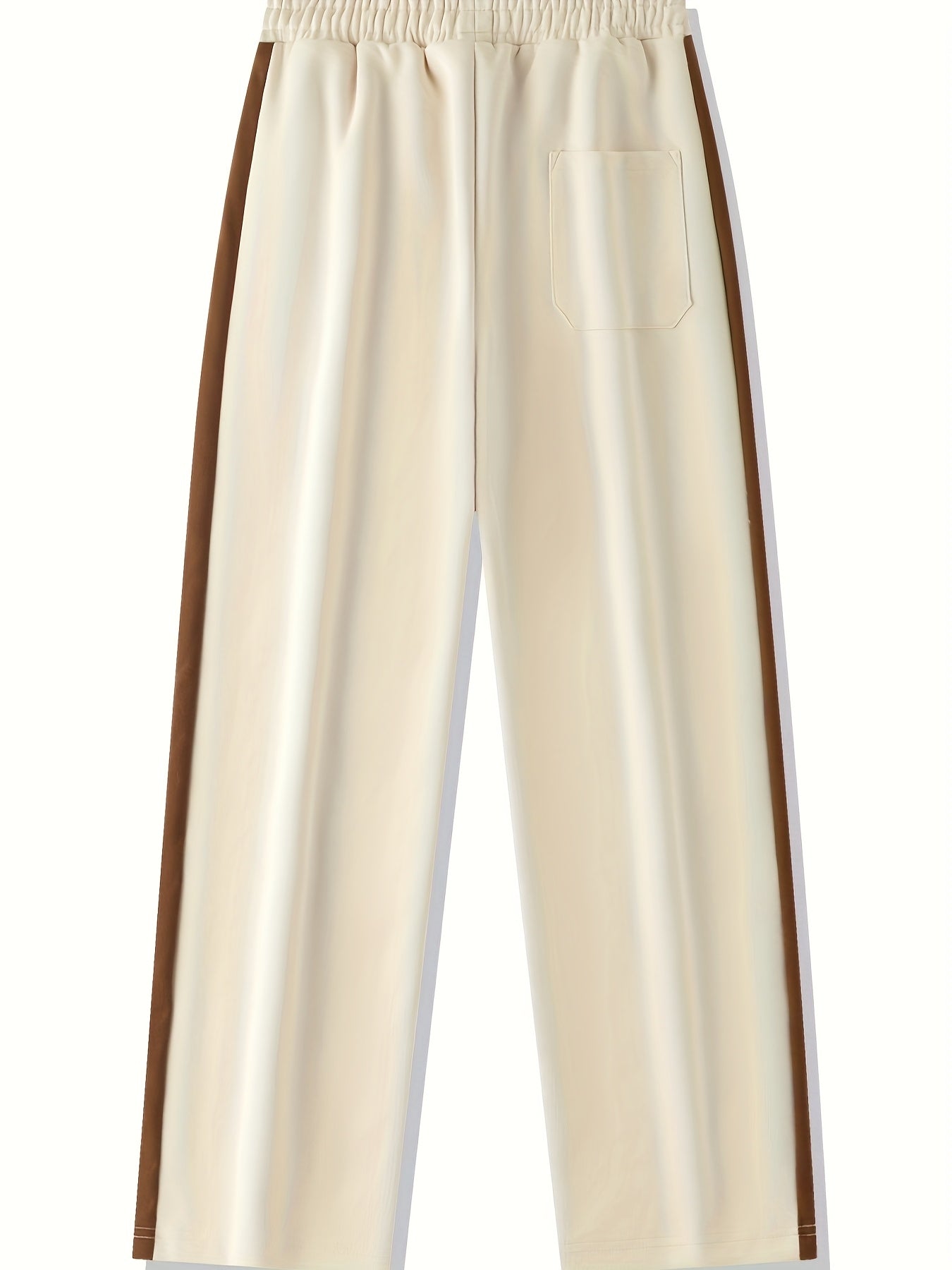 Pantalon Large Rayé Lencensa - Unisexe Sport Casual Toutes Saisons