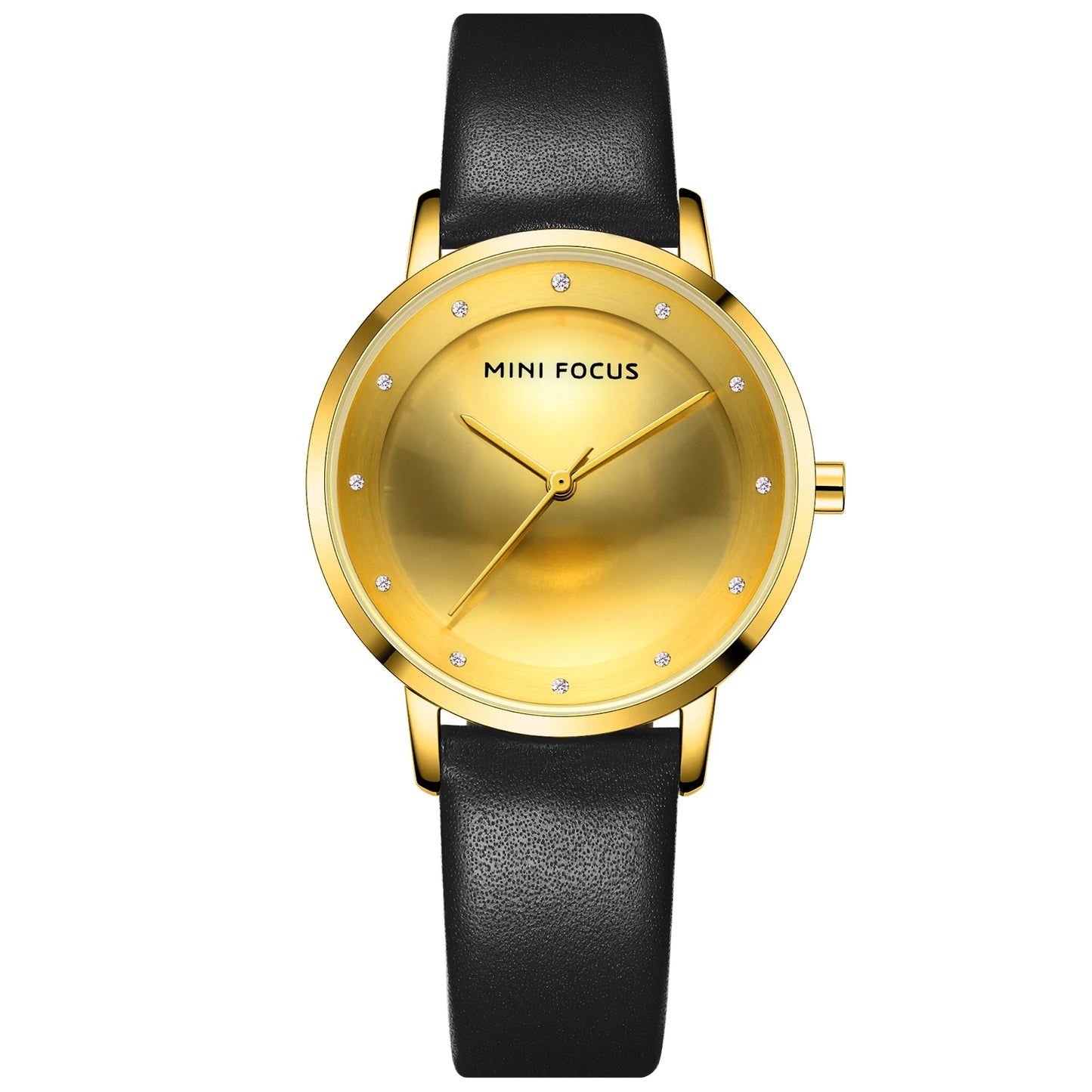 Montre Femme MINI FOCUS MF0332L Casual Women Wrist Watches Wholesale Simple Design Genuine Leather Strap Female Quartz Watch