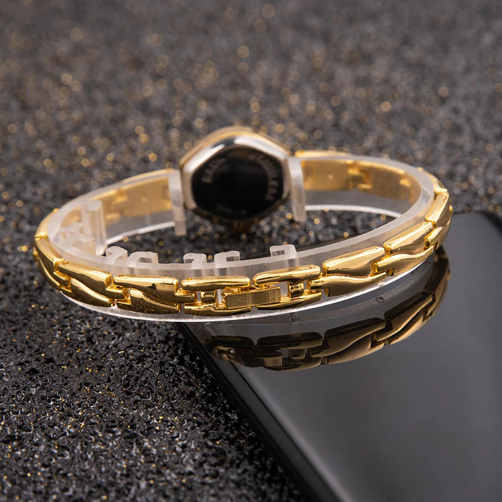 Simple élégant petites montres pour femmes marque de luxe montres en or pour femmes dames montres à Quartz pour les filles montre femme