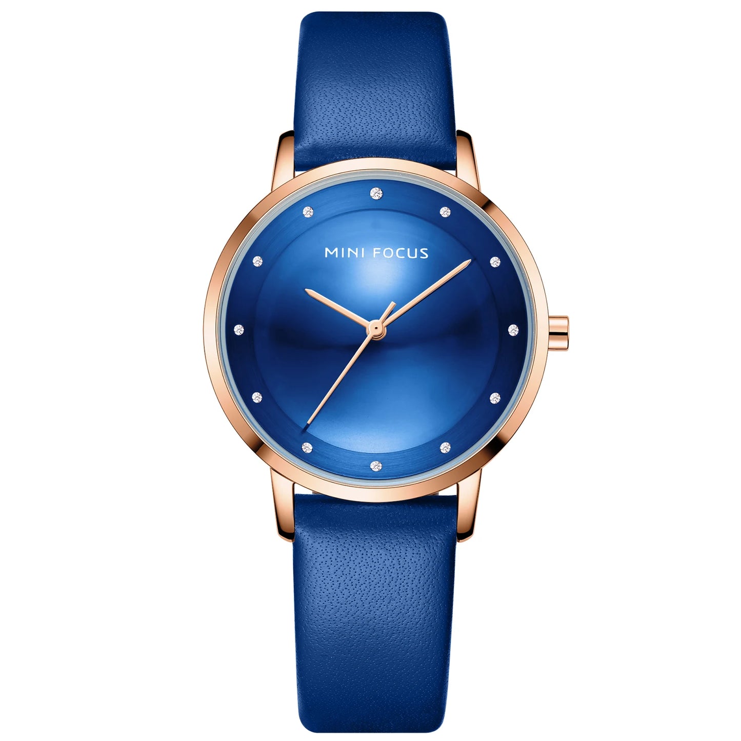 Montre Femme MINI FOCUS MF0332L Casual Women Wrist Watches Wholesale Simple Design Genuine Leather Strap Female Quartz Watch
