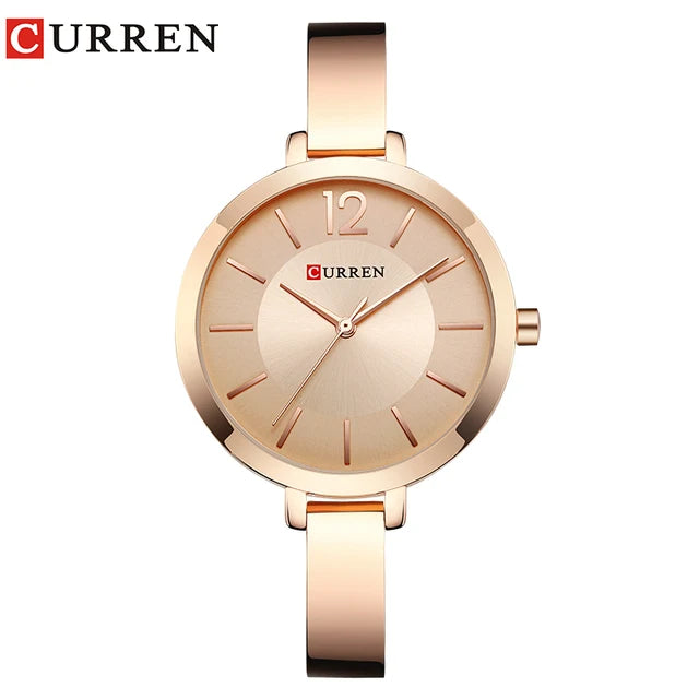 CURREN 9012 Women Watch Top Brand Casual Fashion Lady WristWatch Clock Relogio Feminino Montre Femme Luxury Women Quartz Watch