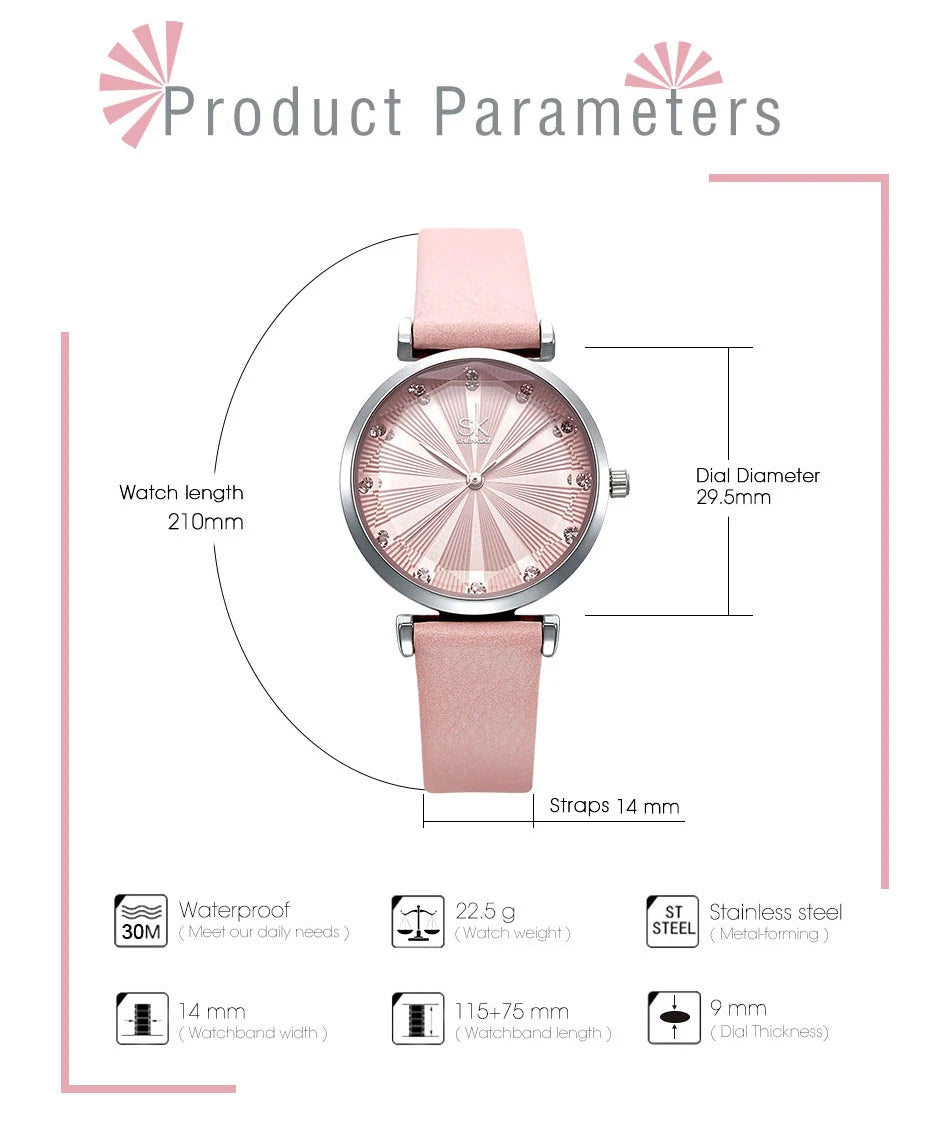 Reloj Mujer bleu confortable bracelet en cuir Montre pour femmes Quartz qualité Montre Femme coupe cadran créatif Relogio Feminino