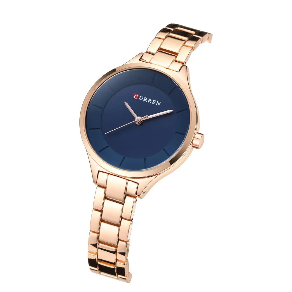 CURREN 9015 Rose Gold Watch Women Watches Ladies Creative Steel Women's Bracelet Watches Female Relogio Feminino Montre Femme