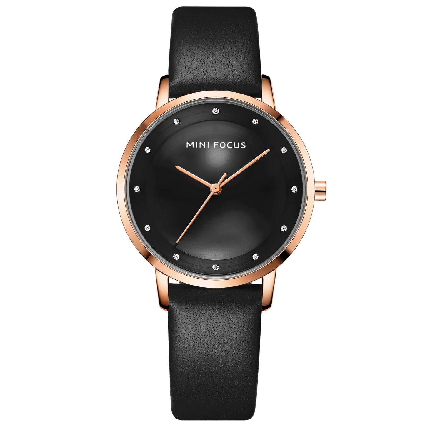 Montre Femme MINI FOCUS MF0332L Casual Women Wrist Watches Wholesale Simple Design Genuine Leather Strap Female Quartz Watch