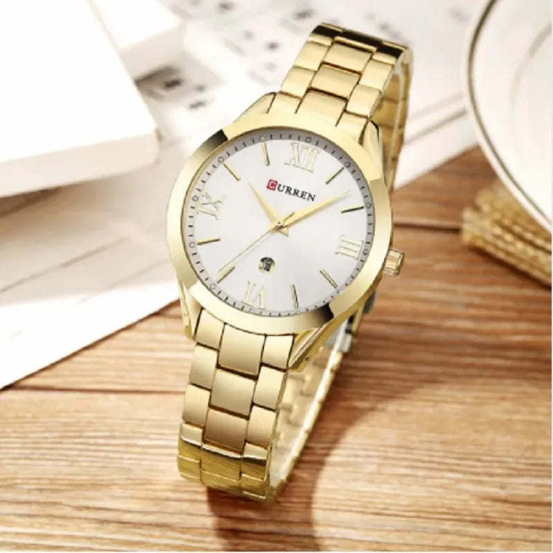 Top Brand Curren 9007 Rose Golden Watch Reloj De Mujer Women Ladies Luxury Female Girl Clock Montre Femme Wrist Quartz Watches