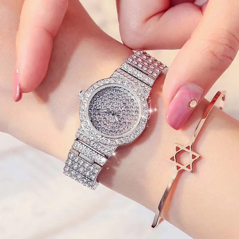 Montre Lencensa - Quartz Dorée Femme de Luxe, Élégance Intemporelle