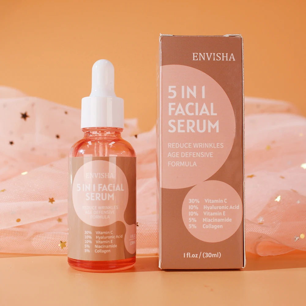 Sérum Visage Lencensa - Collagène + Acide Hyaluronique + Niacinamide Multi-Actifs