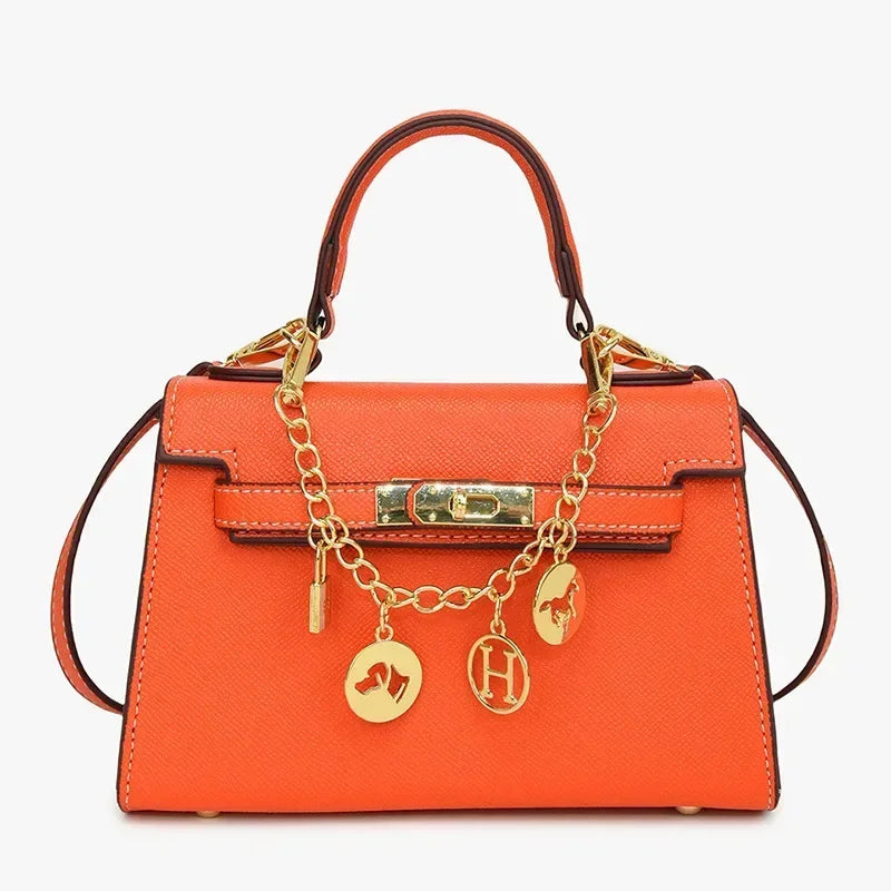 2025 sac fourre-tout à serrure tournante femmes sac à bandoulière minimaliste Style Kelly jour à nuit trajet voyage sac à bandoulière Euro Chic