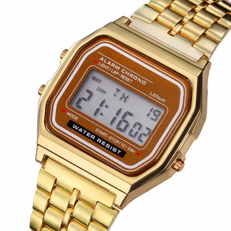 Nouvelles montres numériques pour hommes sport Bracelet étanche horloge or électronique montre-Bracelet LED femmes décontracté Montre Homme Relogio