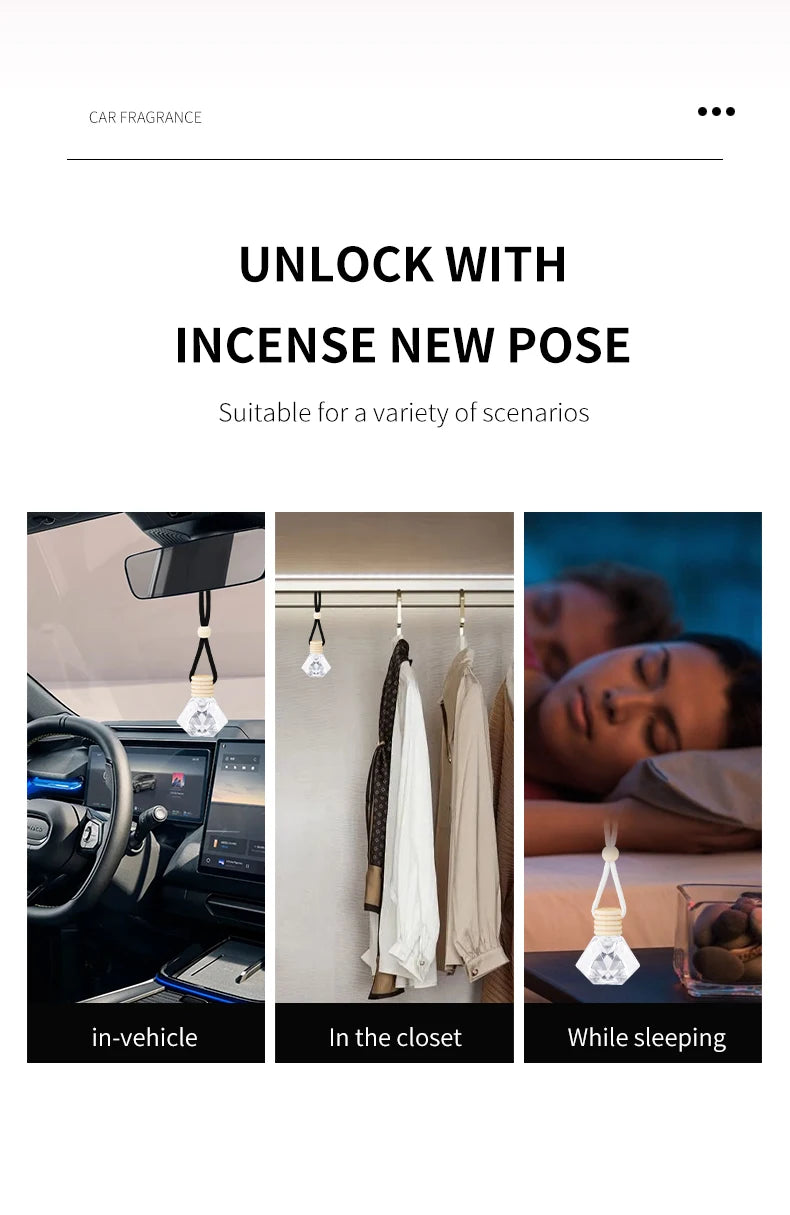Parfum Parfum de voiture, un parfum de voiture utilisé pour les accessoires d'intérieur de voiture, un désodorisant de voiture à long terme, garde charmante et fraîche