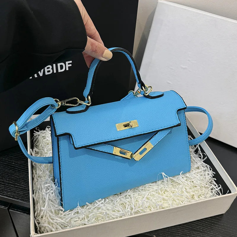  Sac messager coréen tendance 2025 – Sac à main à bandoulière texturé polyvalent, portable et à la mode 