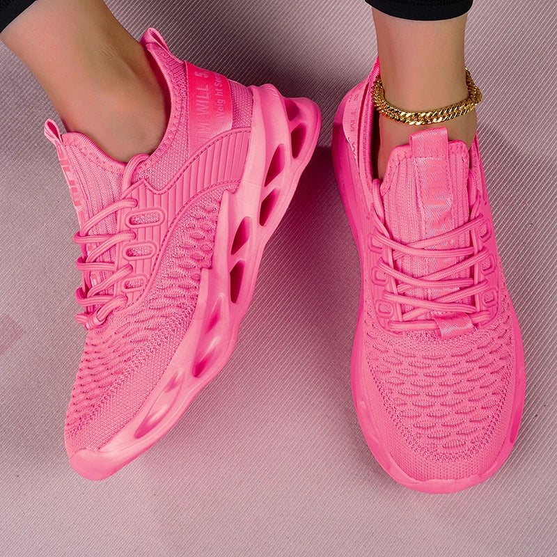 Femmes chaussures de Sport mode plate-forme baskets dames printemps hiver chaussures plates chaussures de course pour femme grande taille 43