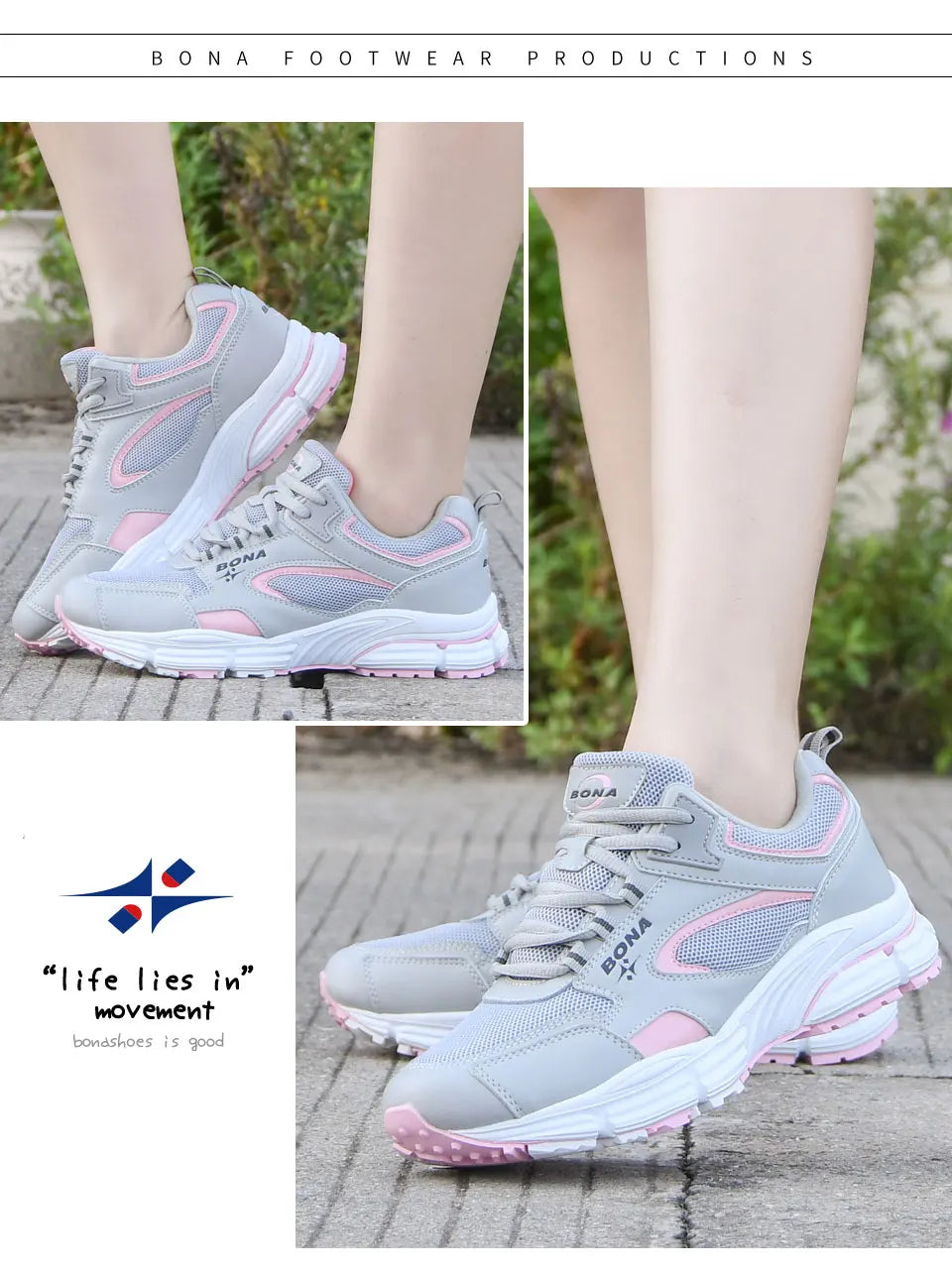 Lencensa - Chaussures Course Femme Premium | Baskets Sport Respirantes de Qualité Supérieure