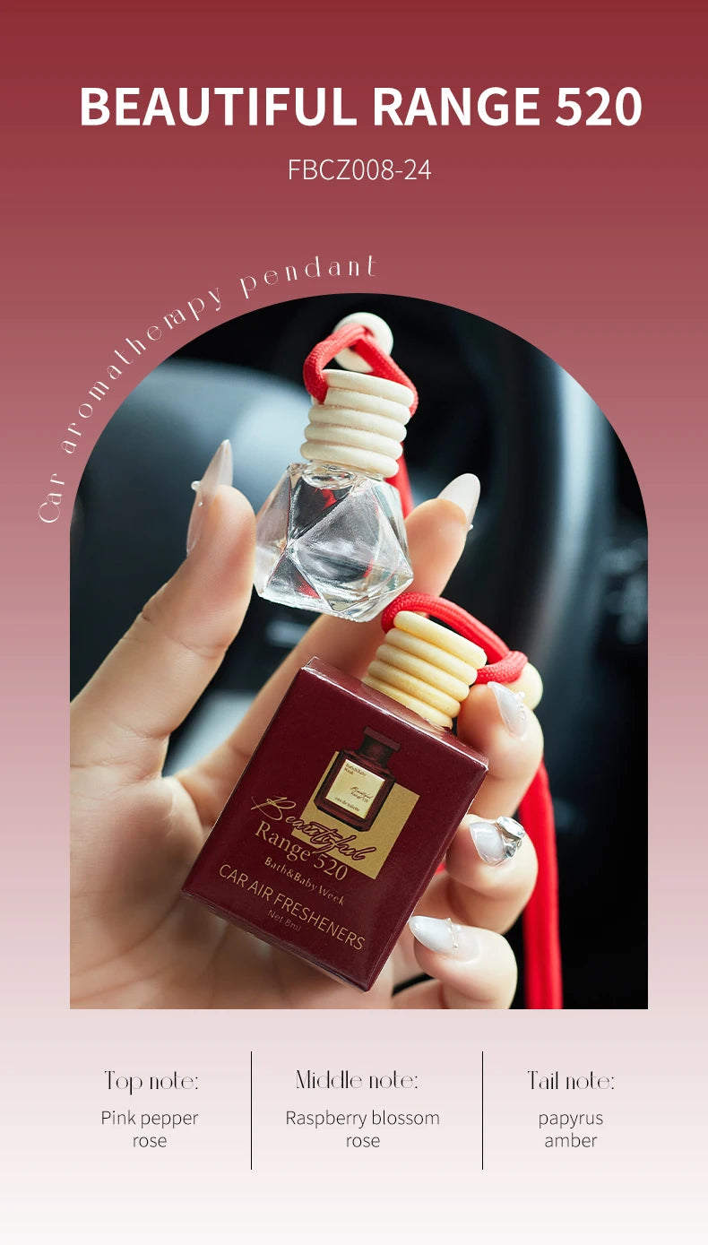 Parfum Parfum de voiture, un parfum de voiture utilisé pour les accessoires d'intérieur de voiture, un désodorisant de voiture à long terme, garde charmante et fraîche