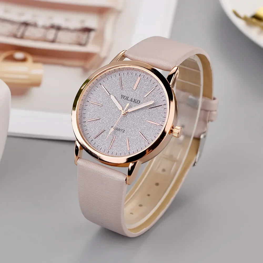 Femmes montres marque de luxe mode dames Montre Reloj Mujer Montre en cuir femmes Femme montres à Quartz Montre Femme