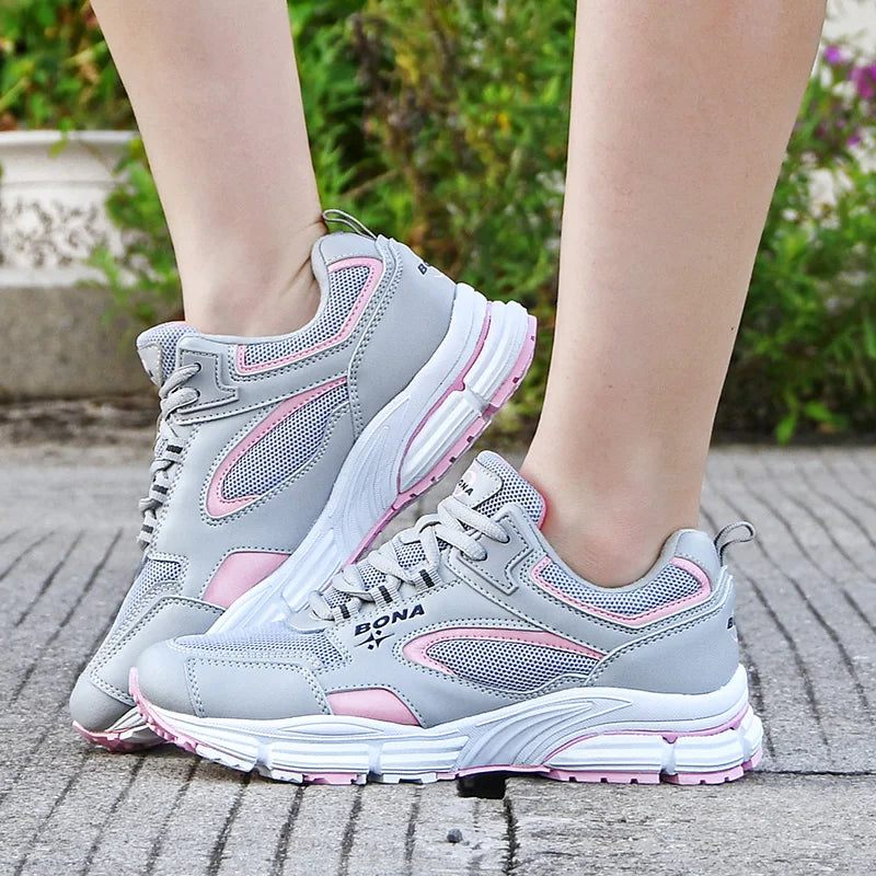 Lencensa - Chaussures Course Femme Premium | Baskets Sport Respirantes de Qualité Supérieure