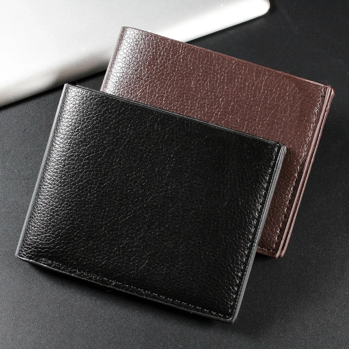 Portefeuille Premium Lencensa - Cuir Vachette Véritable Noir - Qualité Exceptionnelle Haut de Gamme