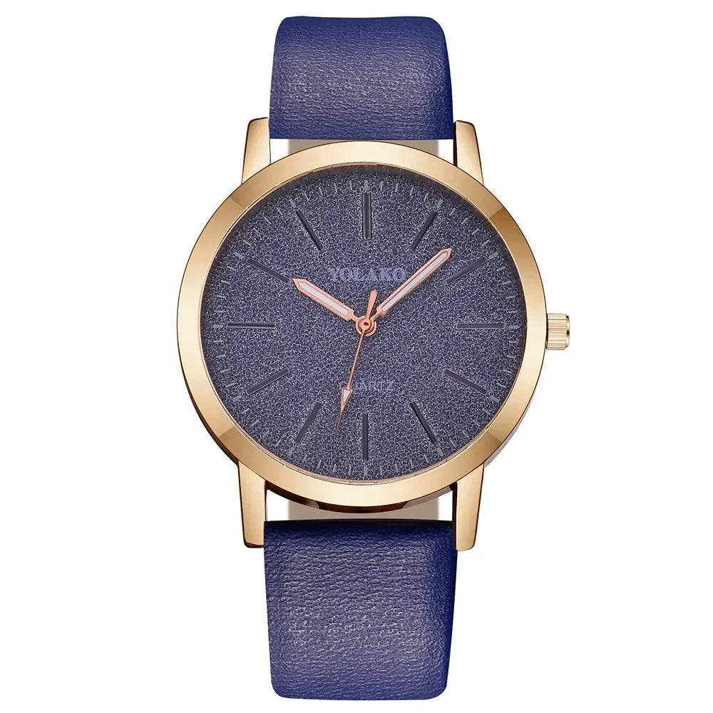 Montre-bracelet en cuir à quartz pour femme, montres pour femme, marque de luxe, mode féminine
