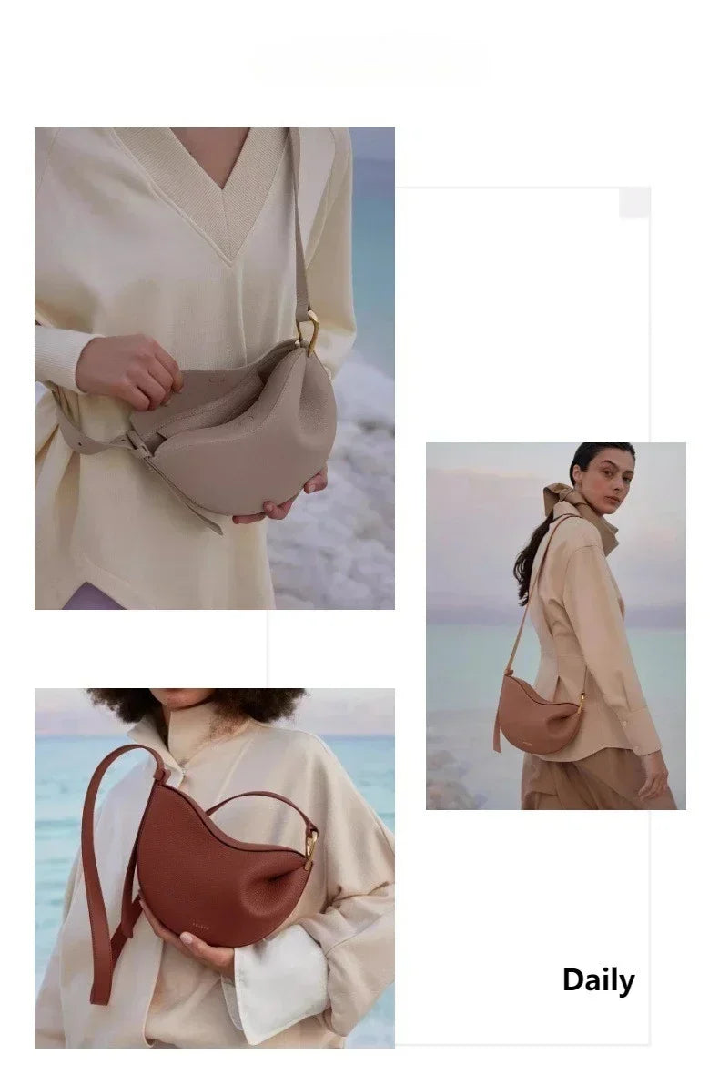 Sac à pois français populaire pour femmes, nouveau petit Design sous les bras, sac à bandoulière simple en cuir pour femmes,