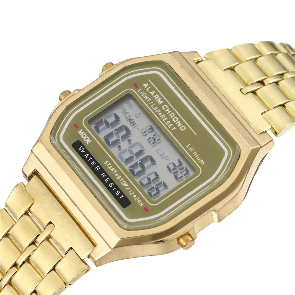 Nouvelles montres numériques pour hommes sport Bracelet étanche horloge or électronique montre-Bracelet LED femmes décontracté Montre Homme Relogio