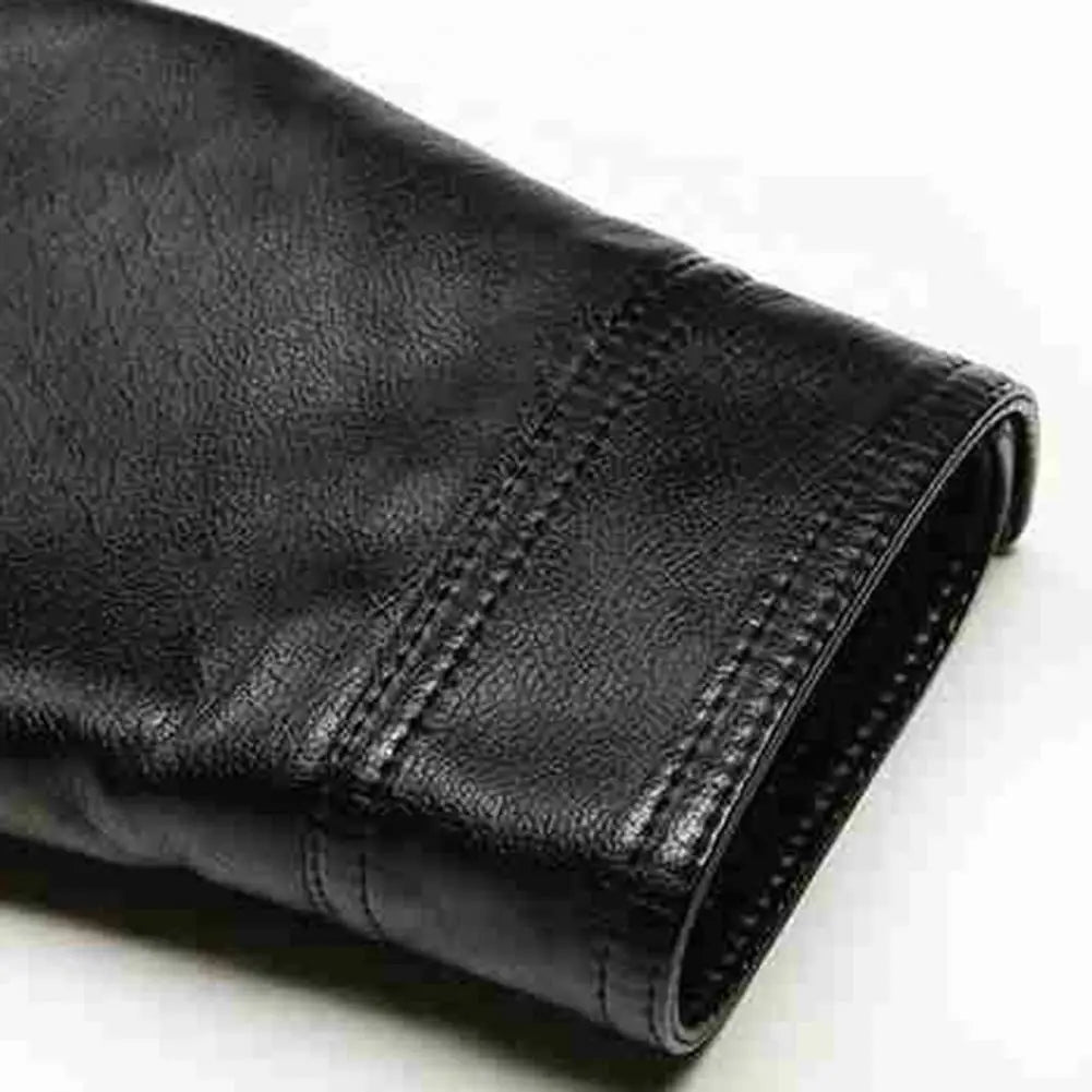 Veste Moto Premium Lencensa - Cuir Col Montant - Qualité Exceptionnelle Automne