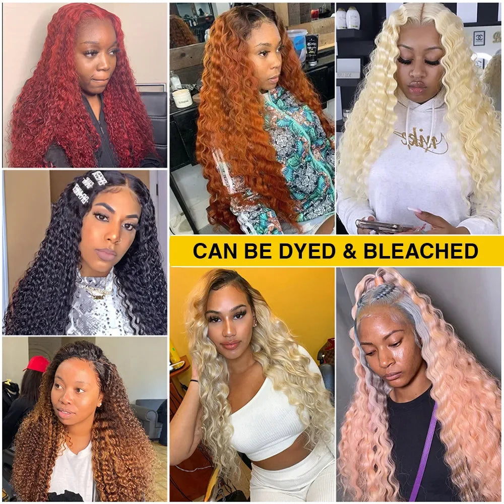250% 30 32 pouces Brésilien 33 # Auburn rouge corps vague brun 13x4 Hd dentelle avant perruques cheveux humains couleur 13x6 dentelle frontale perruque