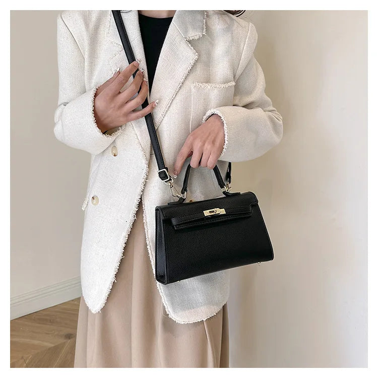  Sac messager coréen tendance 2025 – Sac à main à bandoulière texturé polyvalent, portable et à la mode 