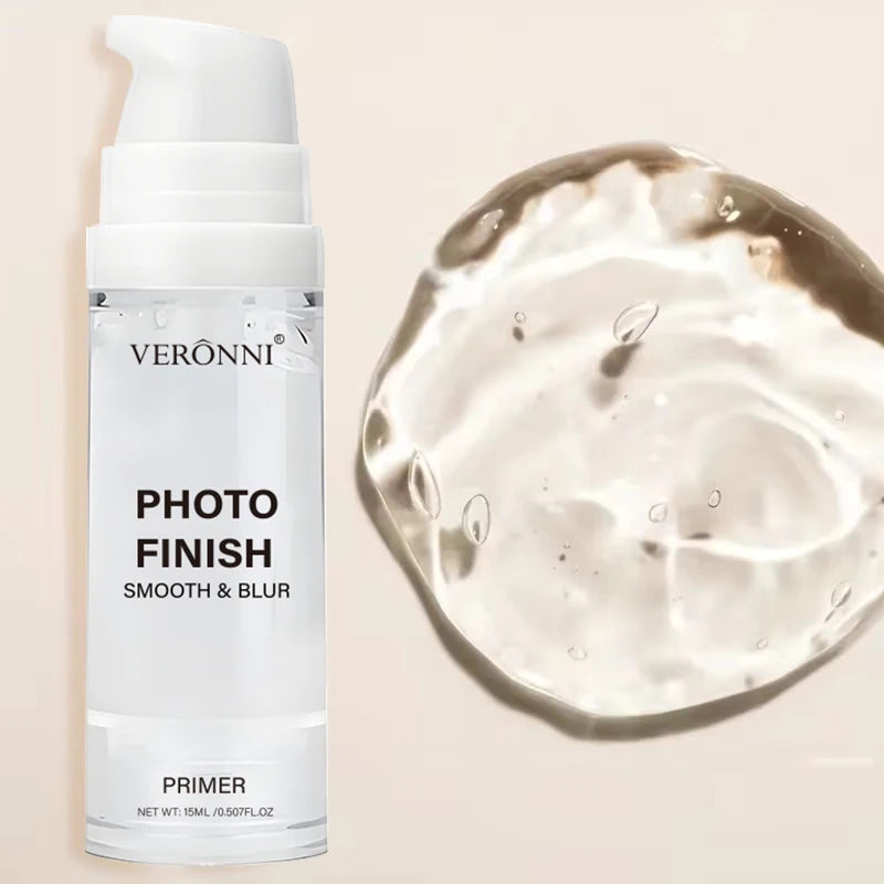 Kit de maquillage pour le visage, 3 pièces, comprend un fond de teint liquide à couverture complète de 15ml, primaire de maquillage hydratant et une poudre libre, résistant à la sueur