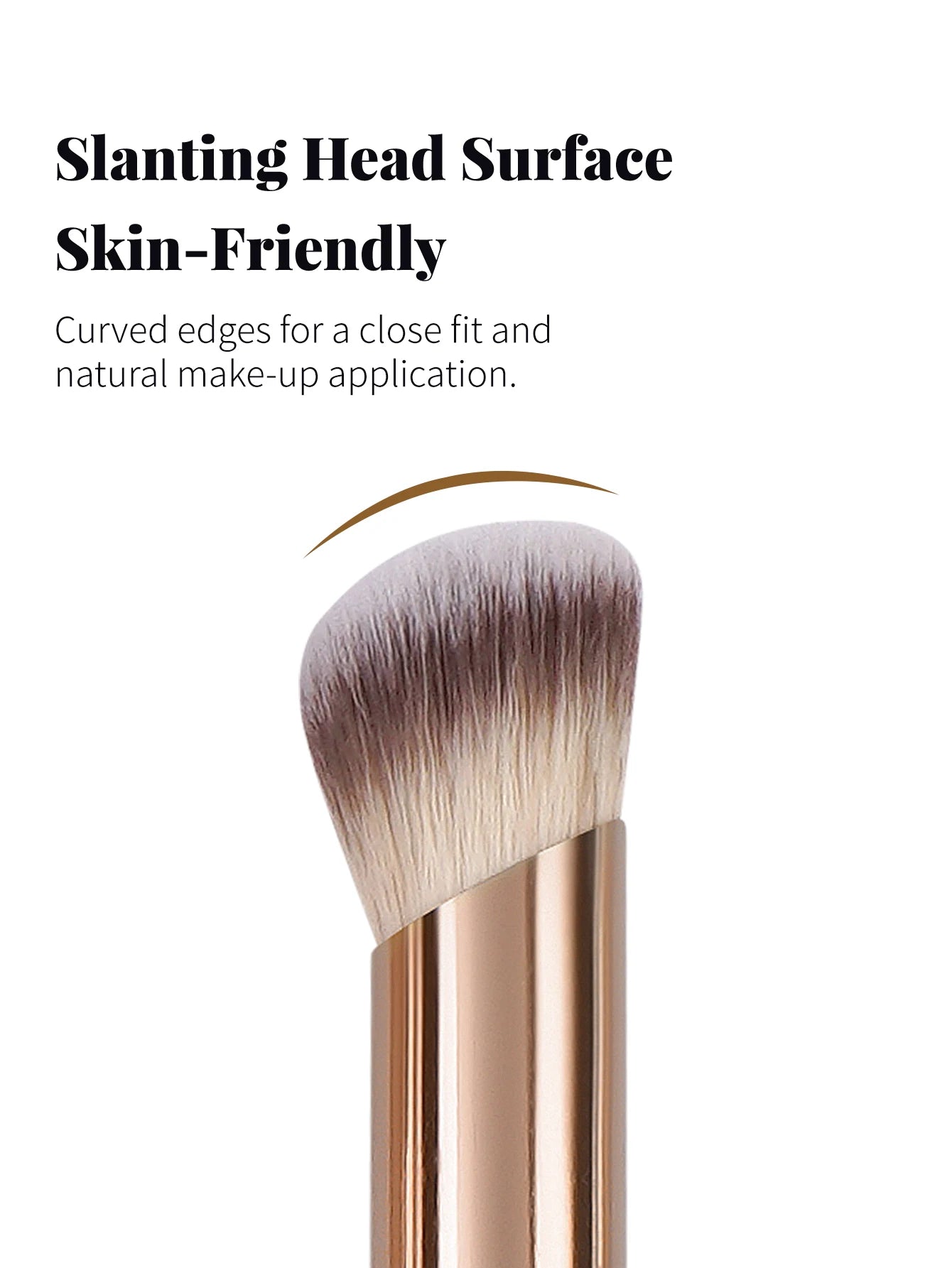 MAANGE 5 pièces pinceaux de maquillage poudre fard à joues brosse fond de teint pinceau de maquillage pinceau de Contour Portable pour voyage cadeau de saint valentin