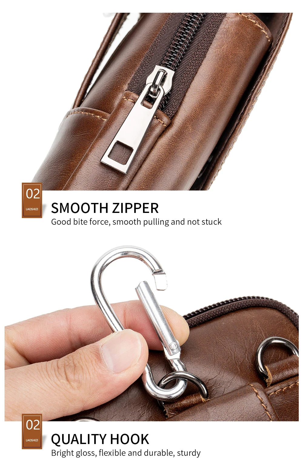 Pochette Ceinture Premium Lencensa - Accessoire Multifonction Cuir - Qualité Exceptionnelle