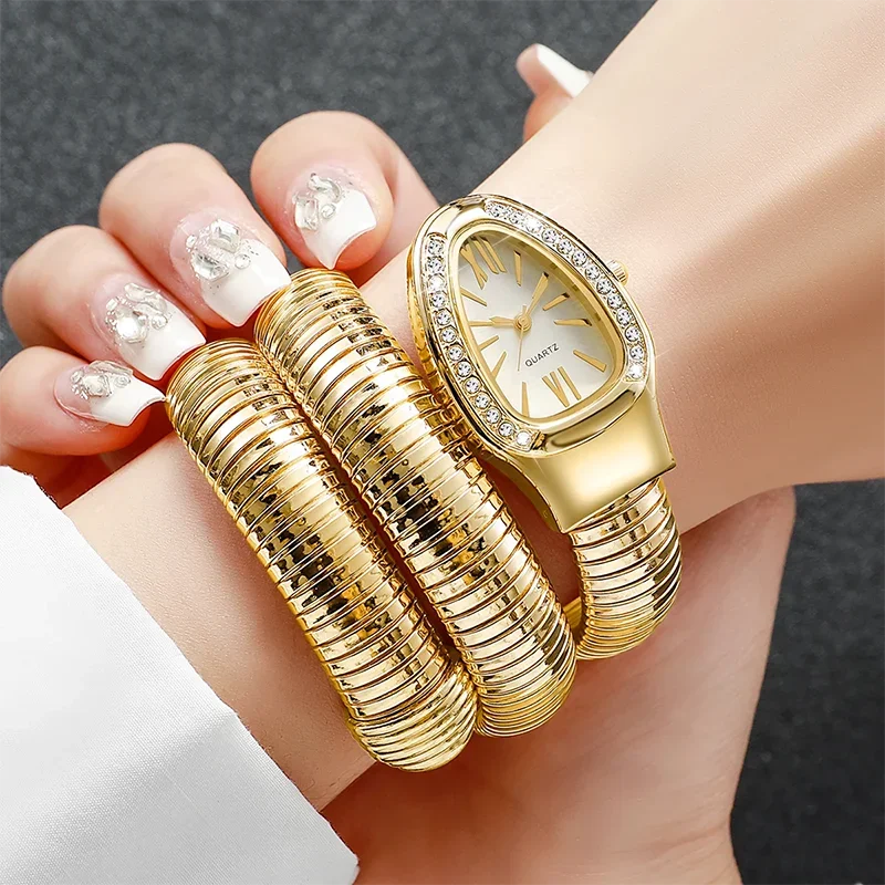 Dames de luxe Montre à Quartz mode or dames montres horloge haute qualité en acier inoxydable Bracelet Montre-Bracelet Montre Femme cadeaux